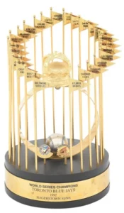 Toronto Blue Jays celebrating their 1992 World Series championship victory at SkyDome