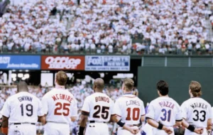 1998 MLB All-Star Game at Coors Field in Denver with packed stadium crowd