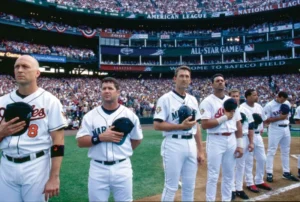 2001 MLB All-Star Game at Safeco Field with Seattle Mariners record eight players
