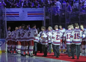 New York Rangers centennial anniversary celebration at Madison Square Garden