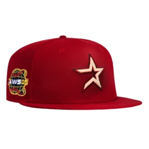New Era Houston Astros fitted hat Brick colorway - 2005 World Series Fitted: New Era Drops Astros Brick Commemorative