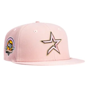 New Era Houston Astros fitted hat Pink colorway - 45th Anniversary Fitted: New Era Drops Pink Houston Astros Sweethearts Collection