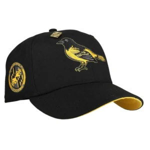 New Era Baltimore Orioles fitted hat black, yellow colorway - New Era Drops Sharp Baltimore Orioles Fitted in Black and Yellow