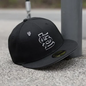 New Era St. Louis Cardinals fitted hat black, grey, cardinal colorway - New Era Drops Clean Cardinals Fitted with UV Color-Changing Magic