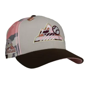 New Era Colorado Rockies fitted hat red, pink colorway - 1998 All-Star Game Fitted: New Era’s Red Urban Camo Tribute to Coors Field’s Historic Night