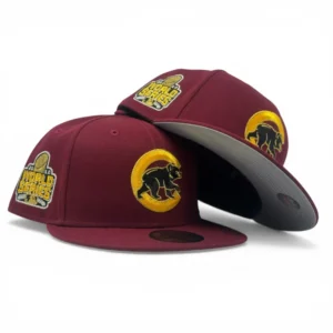 New Era Chicago Cubs fitted hat burgundy colorway - Cubs Fans Get Clean Burgundy Fitted from New Era