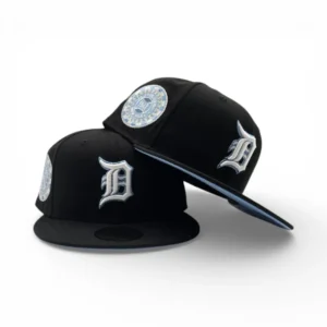 New Era Detroit Tigers fitted hat black, blue colorway - 1942 All-Star Game Fitted: New Era Tigers Drop Commemorates Historic Wartime Classic