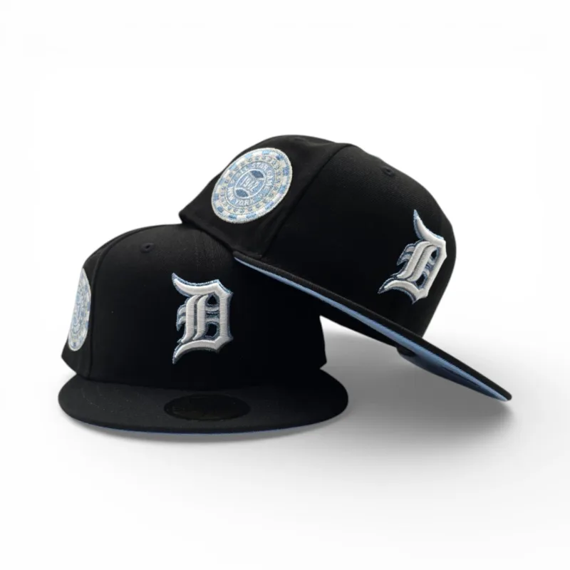 New Era Detroit Tigers fitted hat black, blue colorway - 1942 All-Star Game Fitted: New Era Tigers Drop Commemorates Historic Wartime Classic
