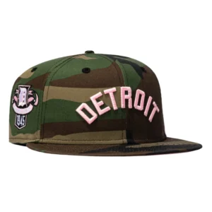 New Era Detroit Tigers fitted hat Camo colorway - Detroit Tigers 1945 Logo Fitted Drops in Heat-Changing Camo