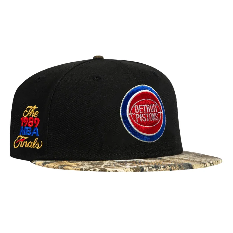 New Era Los Angeles Dodgers fitted hat Black, Realtree colorway - 1989 NBA Finals Fitted: New Era’s Dodgers Hat Commemorates Detroit’s Historic Sweep