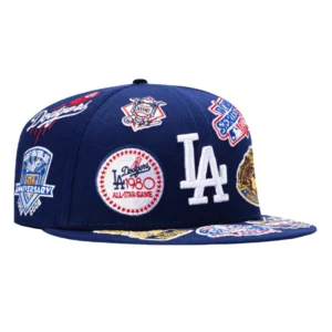 New Era Los Angeles Dodgers fitted hat Royal colorway - New Era Drops Clean Dodgers Fitted in Royal Blue