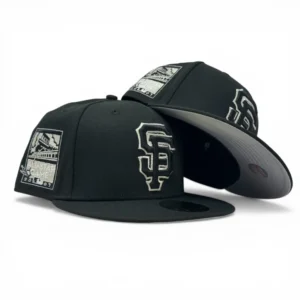 New Era New York Giants fitted hat black colorway - Historic All-Star Fitted: New Era Drops 2007 Giants Commemorative Black 59FIFTY