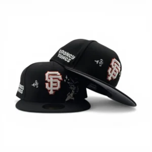 New Era New York Giants fitted hat black, gray colorway - New Era Drops Clean Giants Fitted with Looney Tunes Bugs Bunny Design