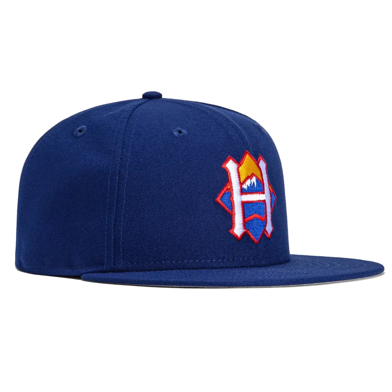 New Era Milwaukee Brewers fitted hat Royal colorway - New Era Drops Clean Brewers Fitted in Royal Blue