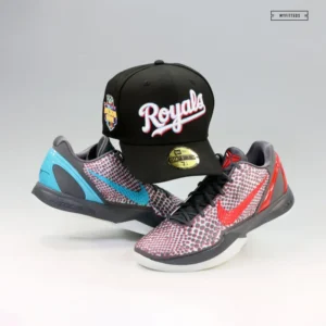 New Era Kansas City Royals fitted hat red, royal colorway - Kansas City Royals Drop Fitted with 2026 FIFA World Cup Poster Inspiration