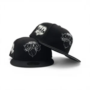 New Era New York Knicks fitted hat black, gray colorway - NBA History Fitted: New Era Celebrates 75 Years with Knicks 70th Anniversary Drop