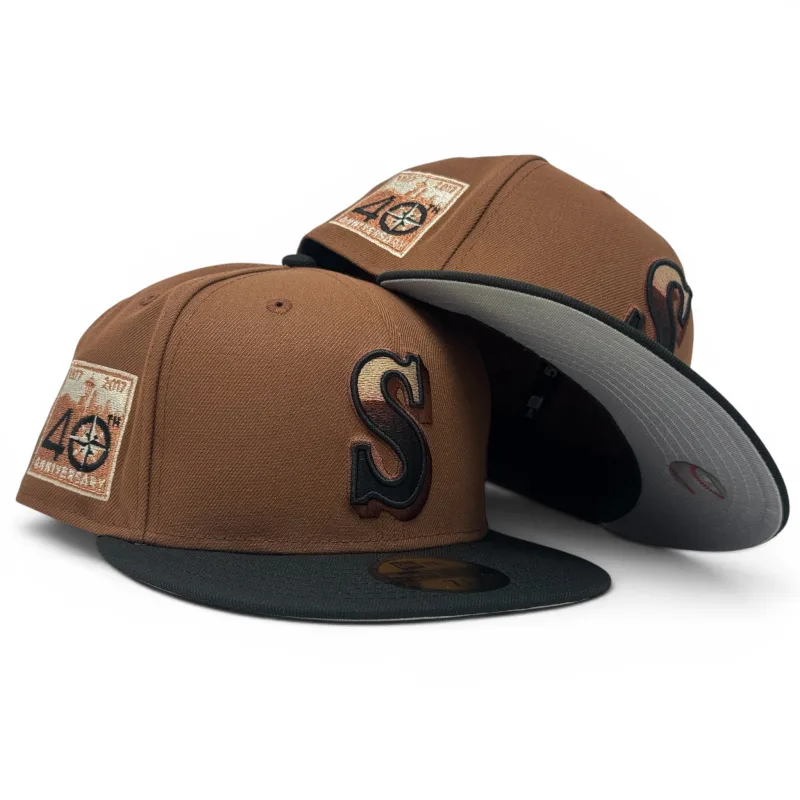 New Era Seattle Mariners fitted hat - 40th Anniversary Fitted: New Era’s Pearlized Gradient Celebrates Mariners History