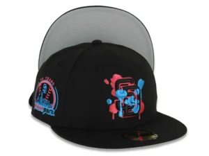 New Era San Diego Padres fitted hat Capland Exclusive colorway - Capland Drops Exclusive Padres Fitted with Splatter Logo and Petco Park Anniversary Patch