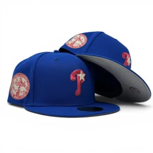 New Era Philadelphia Phillies fitted hat royal colorway - New Era Drops Clean Phillies Fitted in Royal Blue