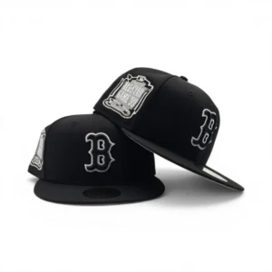 New Era Boston Red Sox fitted hat black, gray, red colorway - 1999 All-Star Game Fitted: New Era Drops Boston Red Sox Fenway Park Tribute