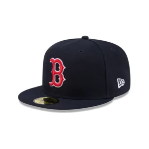 New Era Boston Red Sox fitted hat navy, grey, red colorway - New Era Drops Clean Red Sox Fitted with Hidden UV Hit