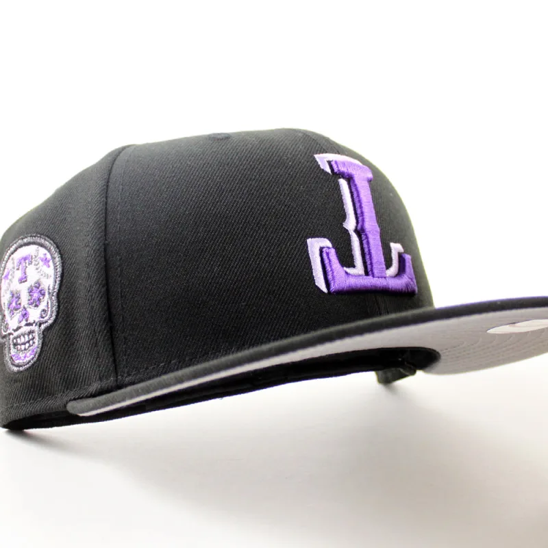 New Era New York Rangers fitted hat Black Gray Under Brim colorway - New Era Drops Sleek Rangers Fitted with Skull Patch Detail