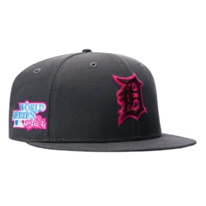 New Era Detroit Tigers fitted hat Graphite colorway - Beast from the East Fitted: New Era’s 1984 World Series Detroit Tigers Championship Tribute