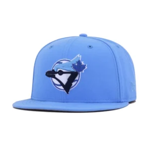 New Era Toronto Blue Jays fitted hat navy, blue colorway - New Era Drops Clean Blue Jays Steel Blue Fitted for Summer