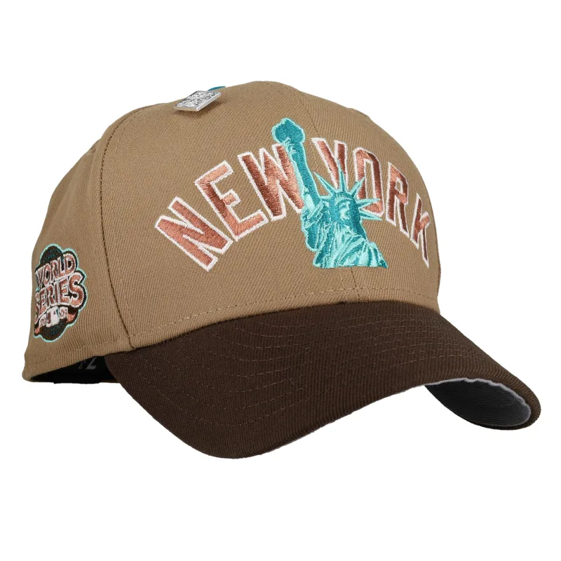 New Era New York Yankees fitted hat grey, tan colorway - Championship Glory Fitted: New Era’s Yankees 2009 World Series Statue of Liberty Drop
