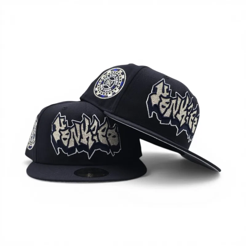 New Era New York Yankees fitted hat navy, gray, blue colorway - 1942 All-Star Fitted: New Era Drops Yankees Wartime Baseball Tribute