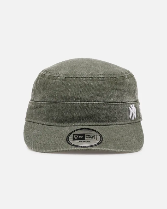 New Era New York Yankees fitted hat green, olive colorway - New Era Yankees Military Fitted Brings Clean Olive Vibes