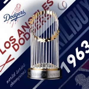 Los Angeles Dodgers celebrating their 1963 World Series championship sweep over the New York Yankees