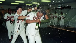 1994 MLB All-Star Game action at Three Rivers Stadium in Pittsburgh