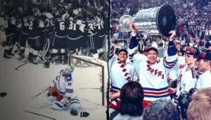 1994 NHL All-Star Game at Madison Square Garden with Rangers Mike Richter winning MVP
