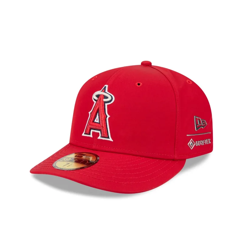 New Era Los Angeles Angels fitted hat gray, red colorway - Angels Fitted Gets GORE-TEX Treatment in Clean Red and Gray Colorway