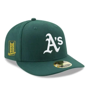 New Era Oakland Athletics fitted hat grey, green colorway - New Era Drops Clean Athletics Fitted in Dark Green and Grey