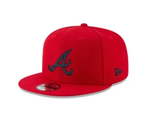 New Era Atlanta Braves fitted hat Men's colorway - New Era Drops Clean Atlanta Braves Red and Black Fitted for the Collection
