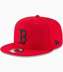 New Era Boston Red Sox fitted hat Men's colorway - New Era Drops Classic Red Sox Fitted in Bold Red and Black Colorway