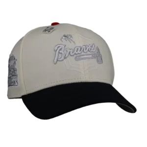 New Era Atlanta Braves fitted hat white, grey colorway - Turner Field Magic Fitted: New Era’s 2000 All-Star Game White Spiderweb Tribute