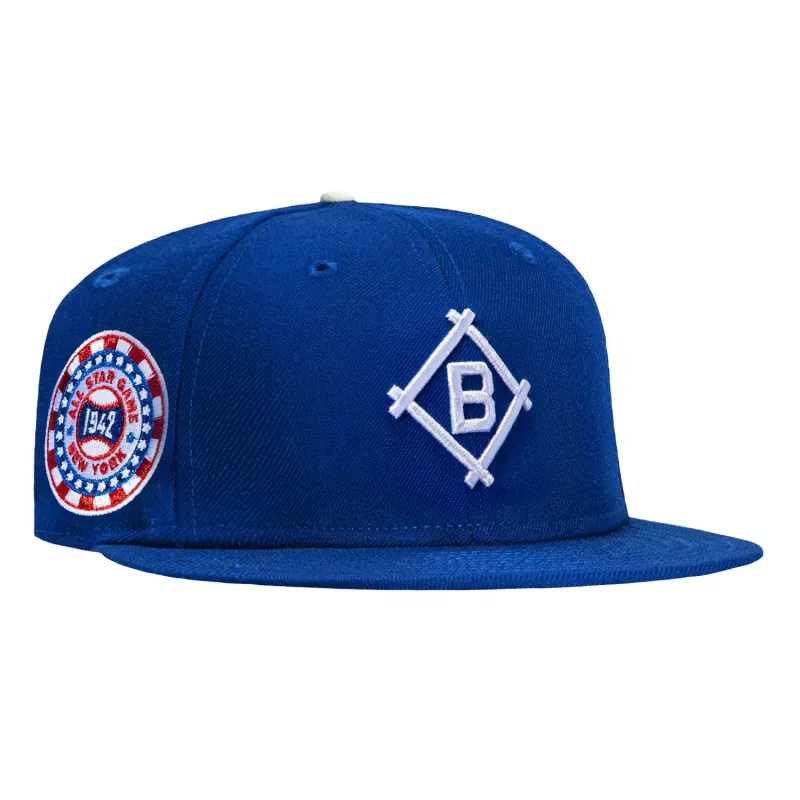 New Era Los Angeles Dodgers fitted hat Royal colorway - Wartime Baseball Fitted: New Era Brooklyn Dodgers 1942 All-Star Game Tribute