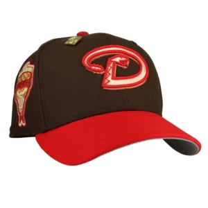 New Era Arizona Diamondbacks fitted hat grey, red, brown, walnut colorway - 1998 Inaugural Season Fitted: New Era Drops Arizona Diamondbacks Walnut/Red Throwback