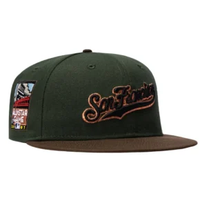 New Era New York Giants fitted hat Green, Brown colorway - Inside-the-Park History Fitted: New Era Drops 2007 All-Star Game Giants Script Hat
