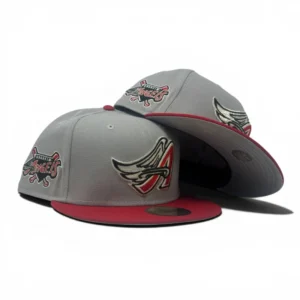 New Era Los Angeles Angels fitted hat gray, red colorway - Angels Fans Get Clean Gray and Red Fitted from New Era