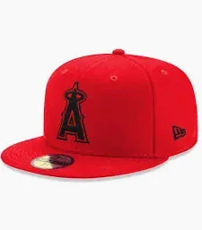 New Era Los Angeles Angels fitted hat Men's colorway - Angels Fitted Alert: New Era’s Red and Black 59FIFTY Drops at Pro Image America