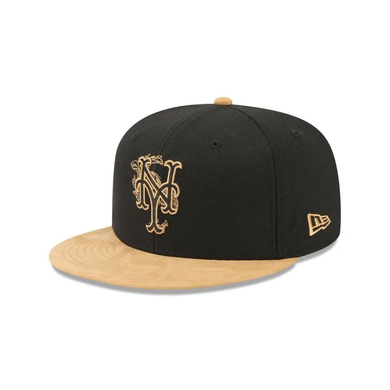 New Era New York Mets fitted hat black colorway - New Era Drops Clean Mets Fitted in Premium Black Wool