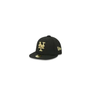 New Era New York Mets fitted hat - New Era Drops Clean Mets Fitted with Gold Logo Treatment
