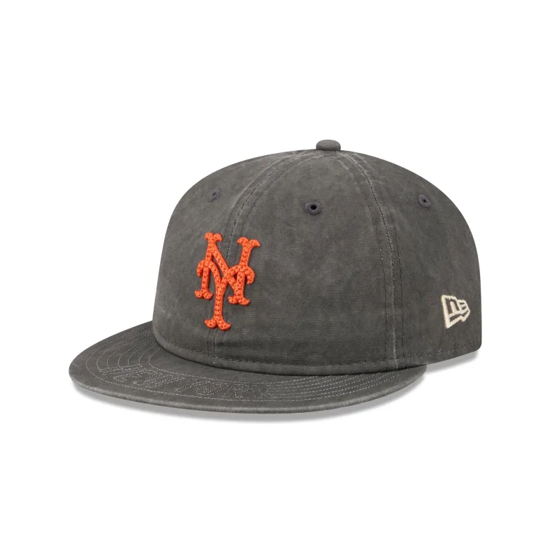 New Era New York Mets fitted hat - New Era Drops Classic Mets Fitted with Retro Crown Visor Stitch