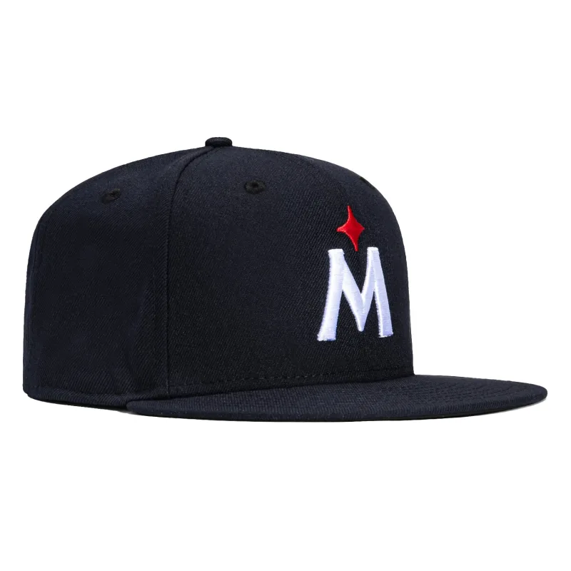 New Era Minnesota Twins fitted hat Navy colorway - New Era Drops Clean Minnesota Twins Fitted in Navy