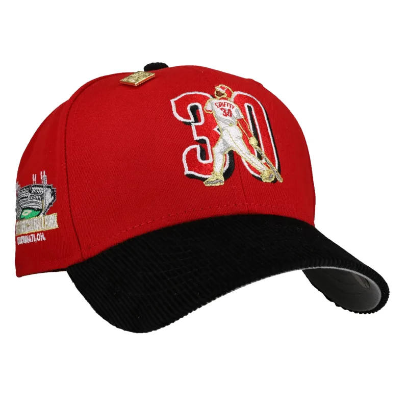 New Era Cincinnati Reds fitted hat black, grey, red colorway - New Era Honors Ken Griffey Jr. with Sharp Cincinnati Reds Fitted