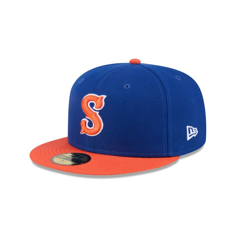 New Era New York Mets fitted hat - New Era Drops Syracuse Mets Fitted with Authentic Collection Patch